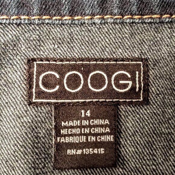 Coogi Australia Embroidered Blue Denim Jean Jacket - Picture 8 of 10